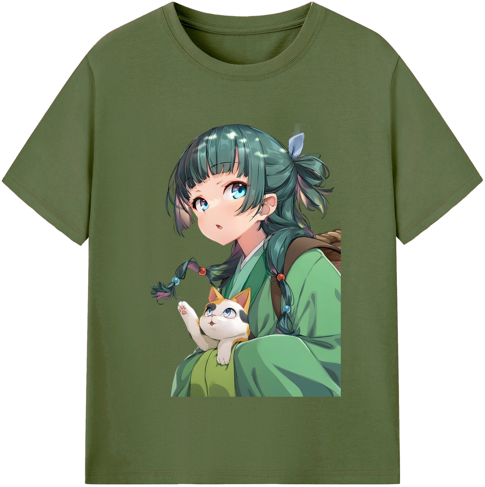 （画像用） 薬屋のひとりごと The Apothecary Diaries 綿100％半袖Tシャツ（フロントプリント）